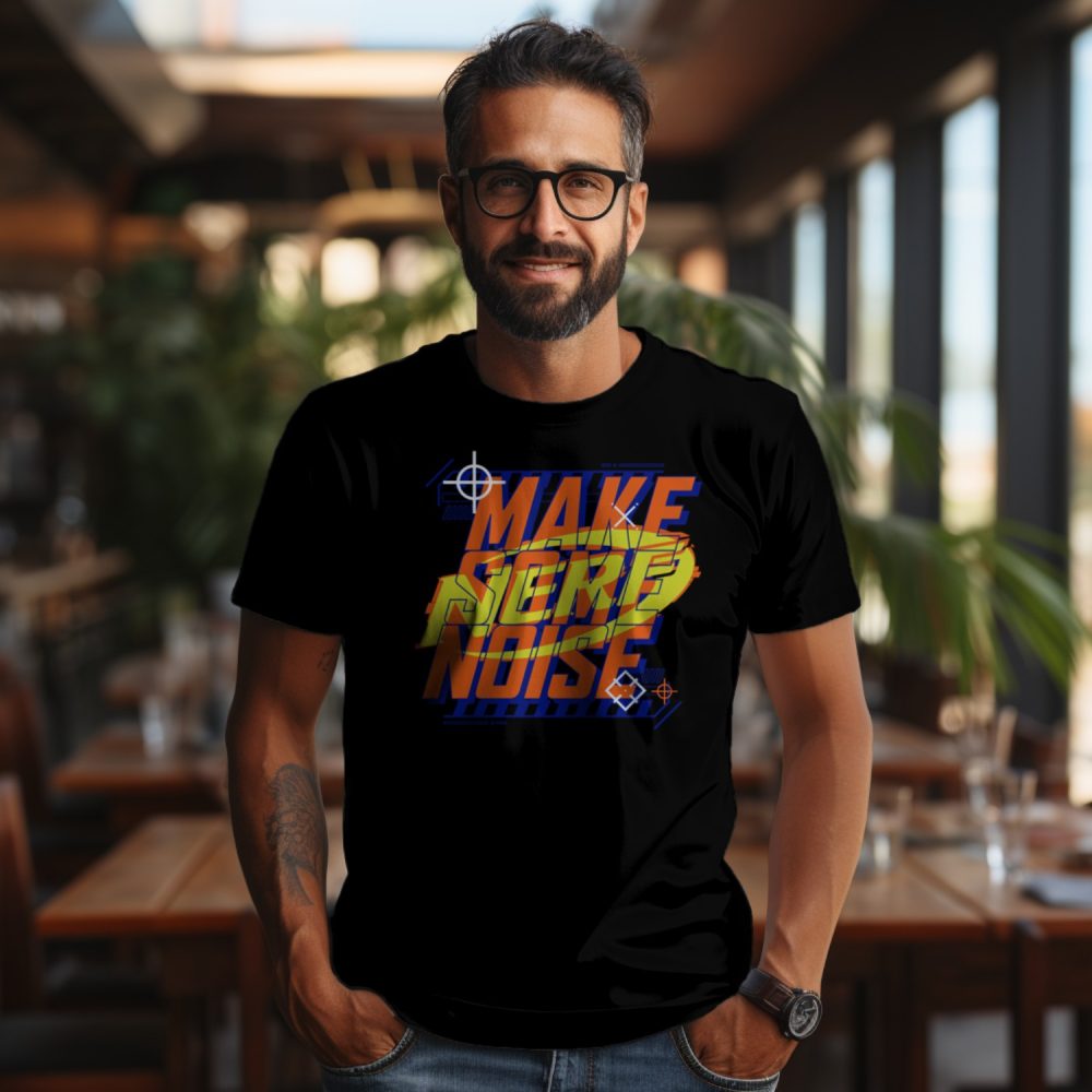 T-shirt Homme Nerf avec un design de Nerf Make Some Noise