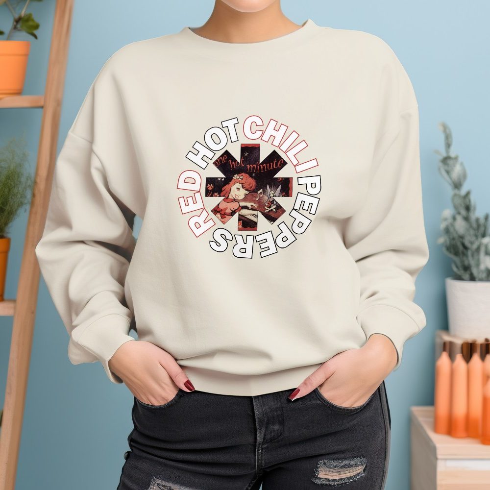Sweat oversize coton bio Femme RHCP avec un design de RHCP One Hot Minute