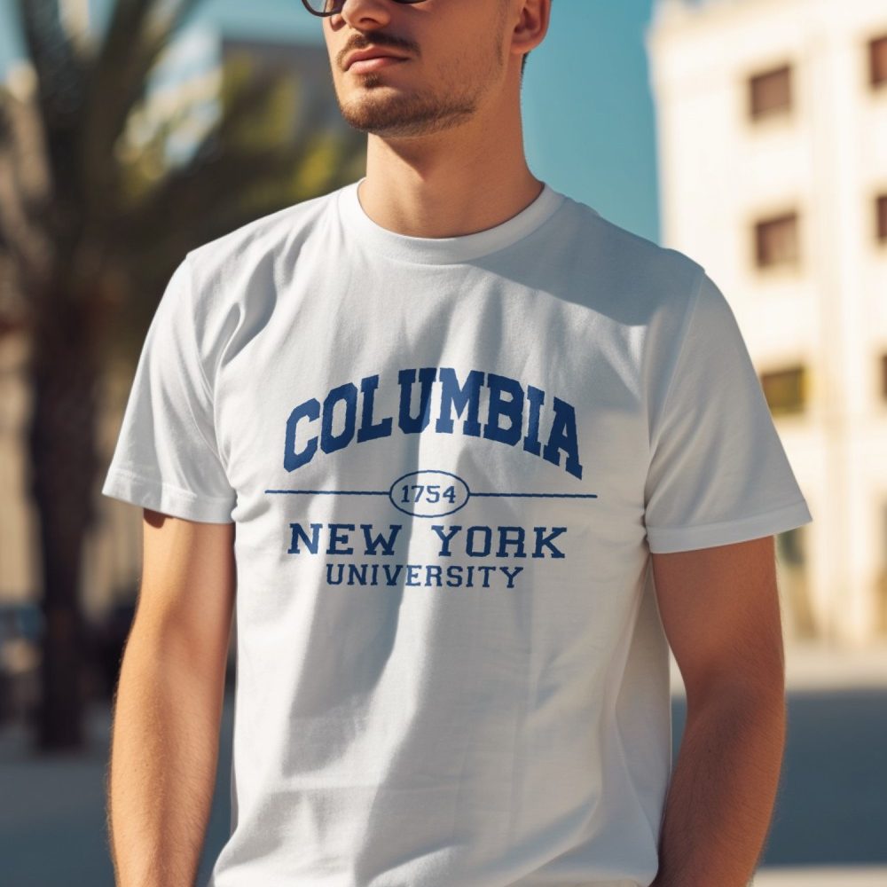 T-shirt homme Columbia avec un design de Columbia 1754 bleu navy