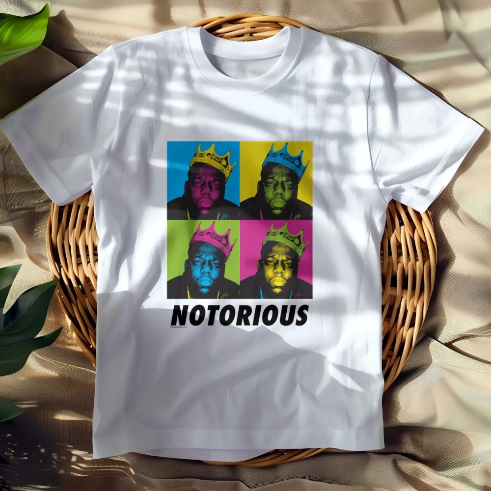 T-shirt Femme The Notorious B.I.G. avec un design de The Notorious B.I.G. Couronne