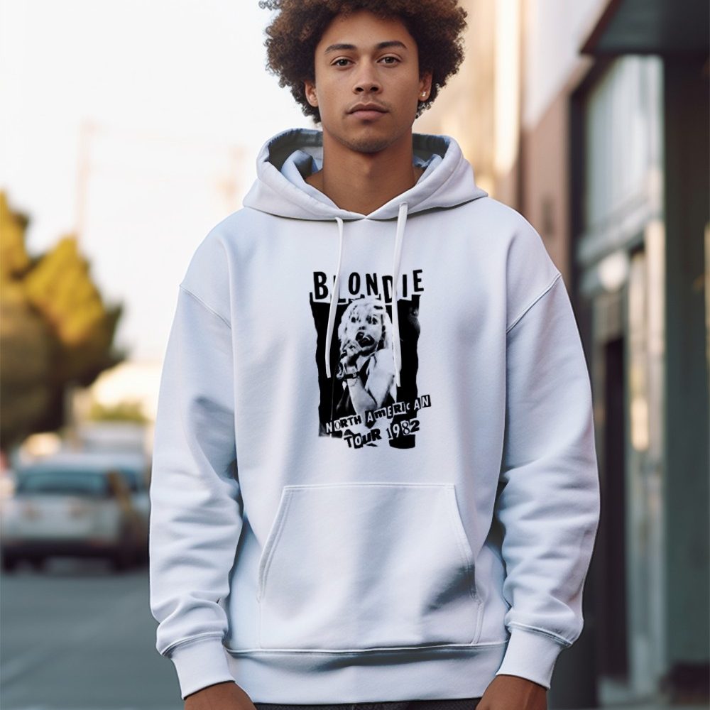 Sweat-shirt à capuche Homme Blondie avec un design de Blondie 1982