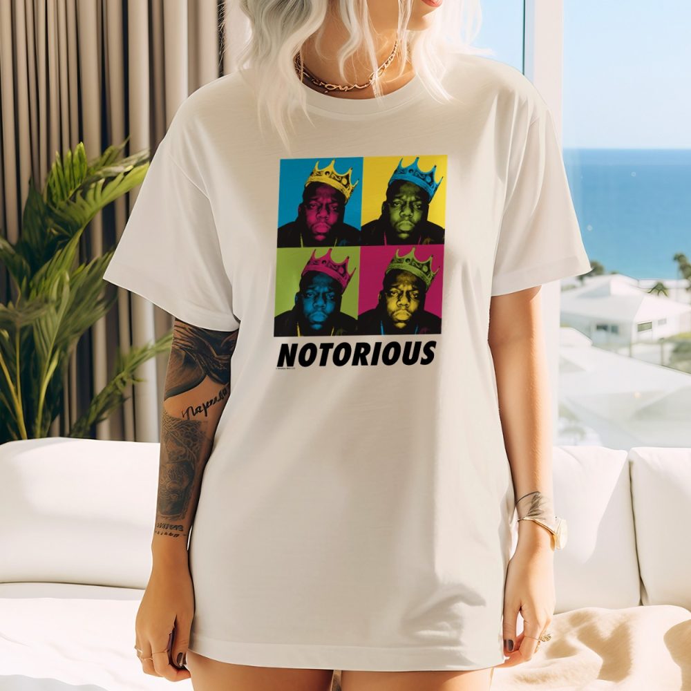 Sweat oversize coton bio Femme The Notorious B.I.G. avec un design de The Notorious B.I.G. Couronne