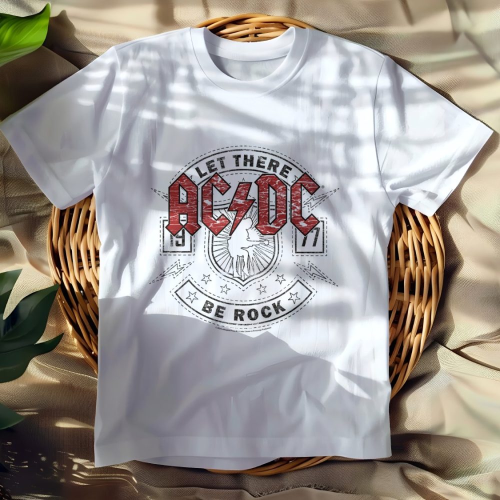 T-shirt Femme ACDC avec un design de ACDC Be Rock