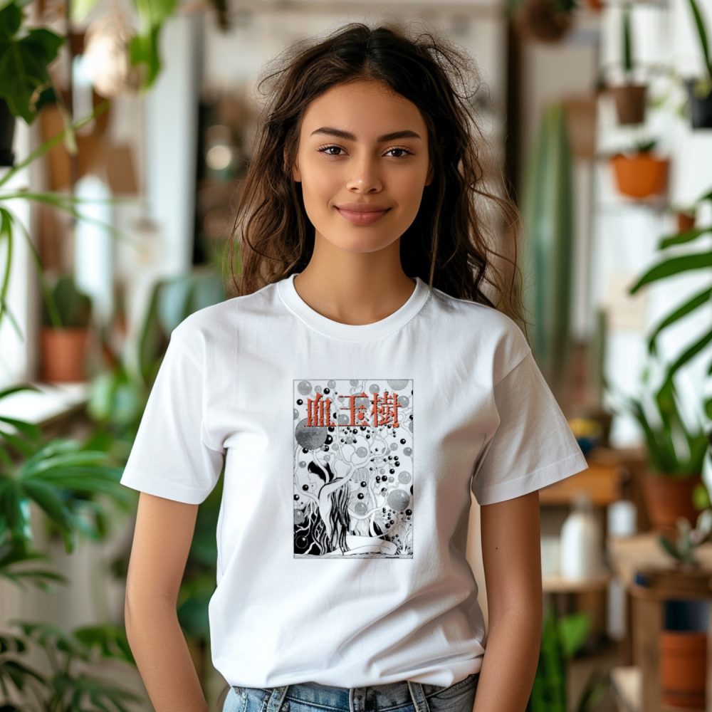 T-shirt Femme Junji Ito Collection avec un design de Junji Ito Collection Bubbles