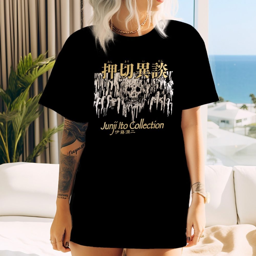 T-shirt oversize coton bio Femme Junji Ito Collection avec un design de Junji Ito Collection Hallucinations Hands