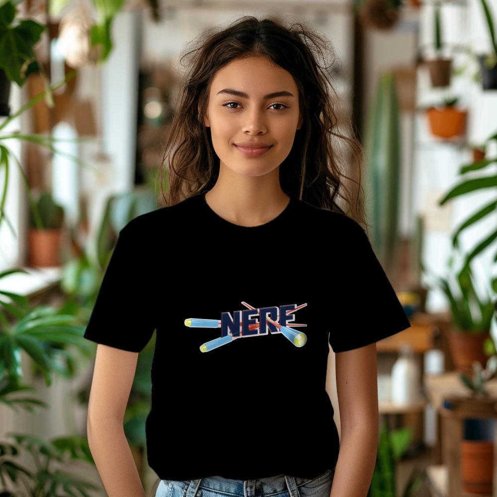 T-shirt Femme Nerf avec un design de Nerf Tirs