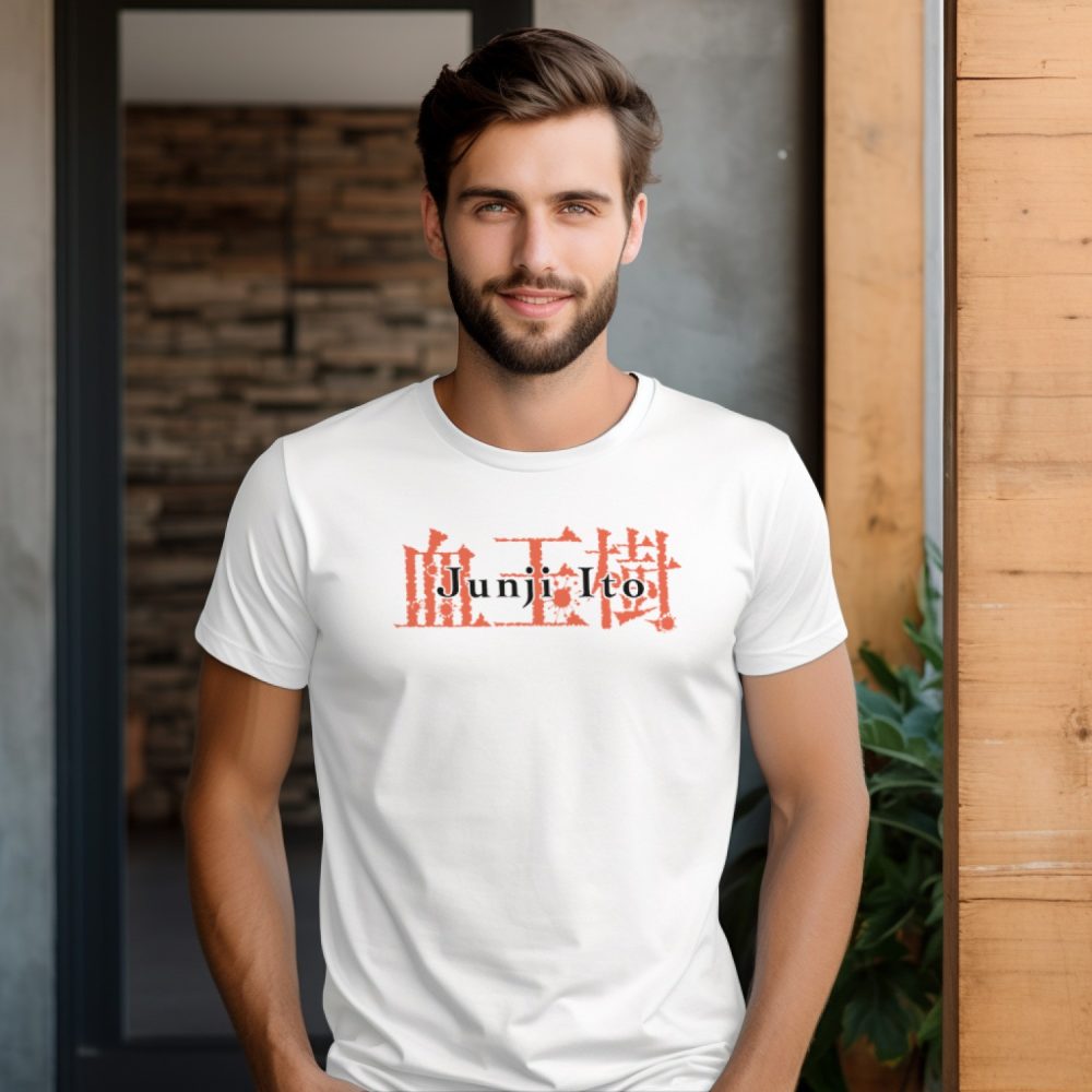 T-shirt Homme Junji Ito Collection avec un design de Junji Ito Collection Logo 2