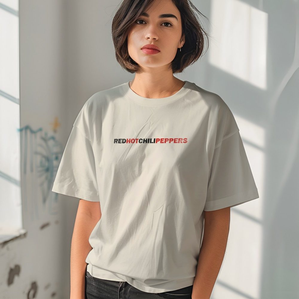 T-shirt bio oversize Femme RHCP avec un design de RHCP Used Name