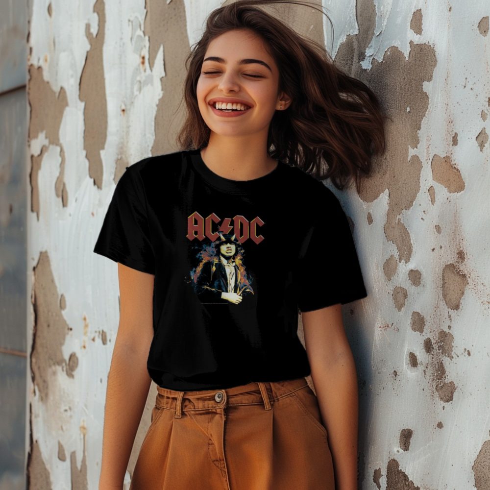 T-shirt Femme ACDC avec un design de ACDC