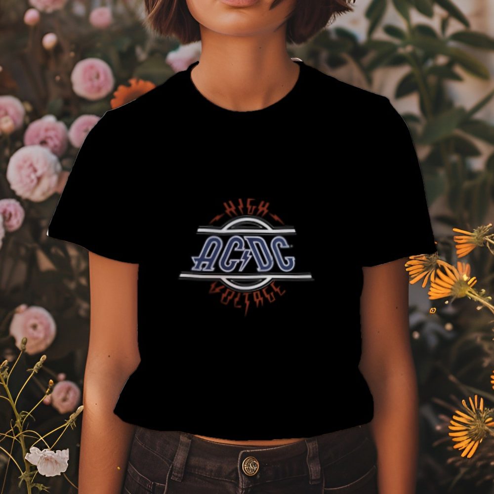 T-shirt femme ACDC avec un design de ACDC High Voltage