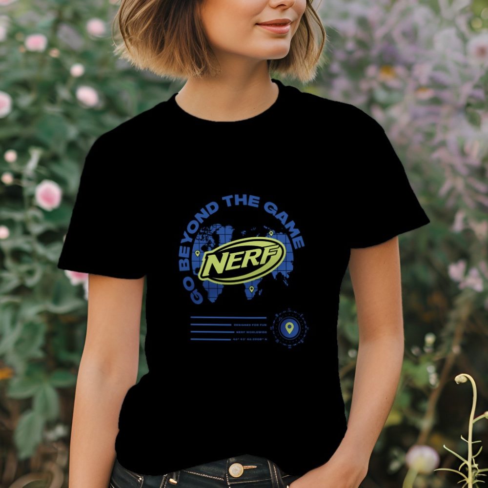 T-shirt Femme Nerf avec un design de Nerf Go Beyond The Game