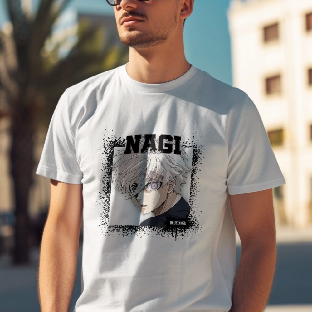 T-shirt Homme Bluelock avec un design de Bluelock Seishiro noir
