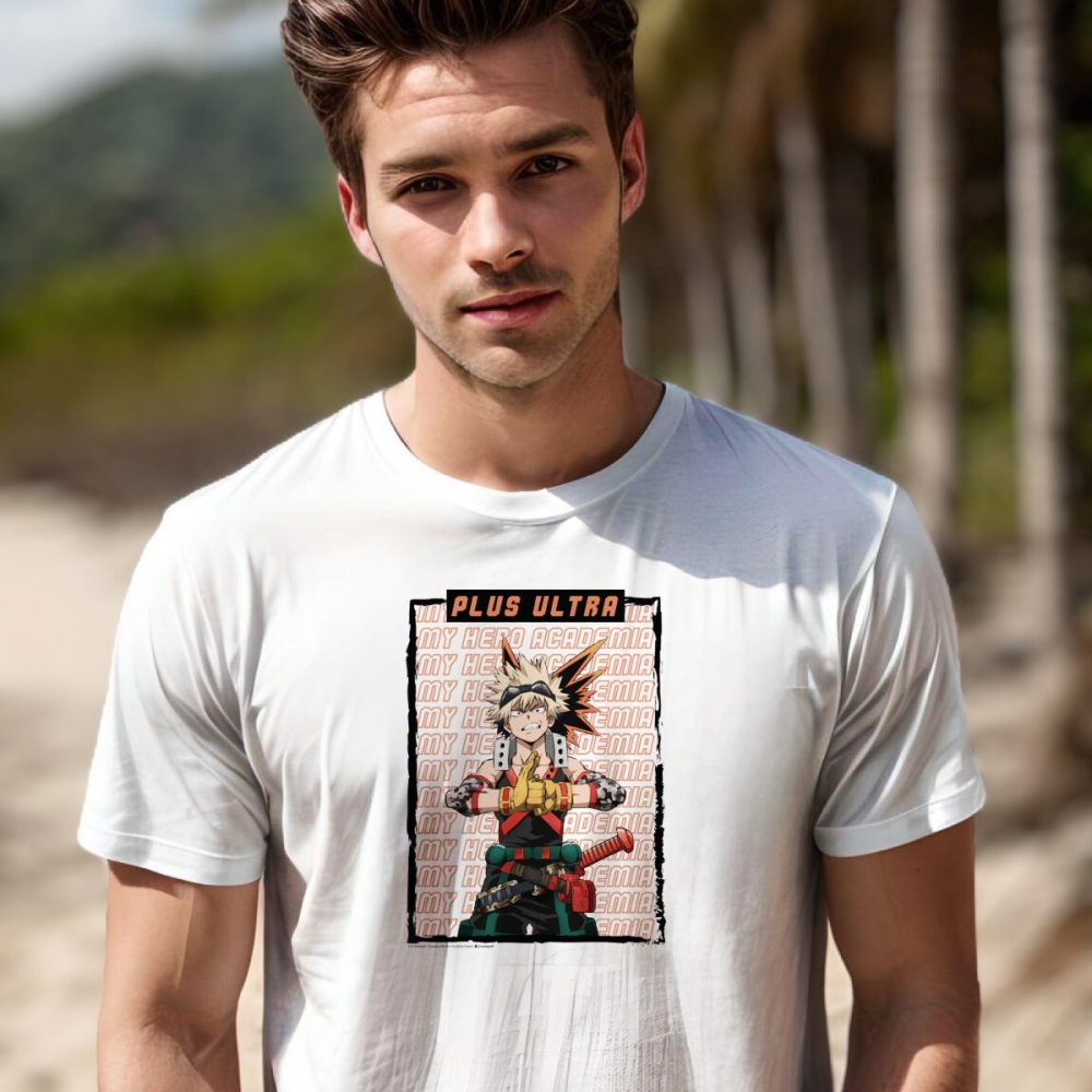 T-shirt Homme My Hero Academia avec un design de My Hero Academia Katsuki Bakugo