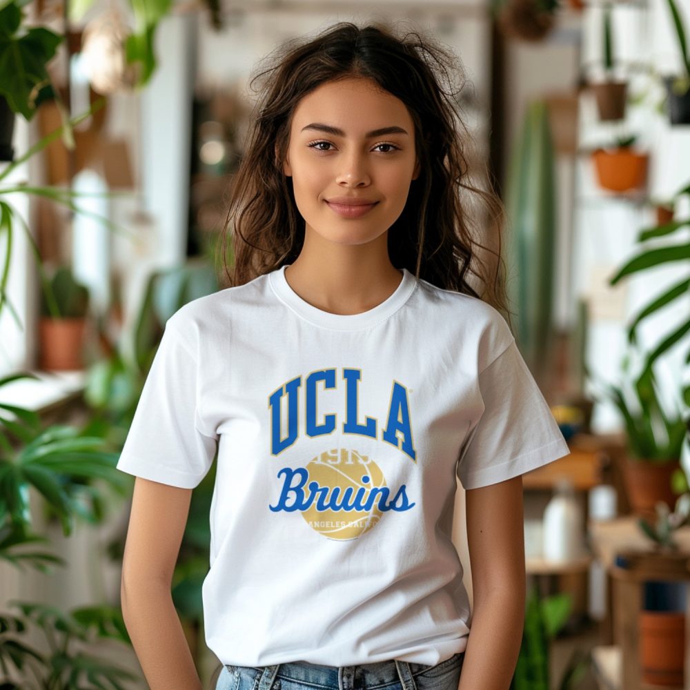 T-shirt Femme UCLA avec un design de UCLA Basket