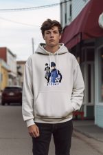 Sweat-shirt à capuche Homme Bluelock avec un design de Bluelock Isagi Yoichi 11 blanc