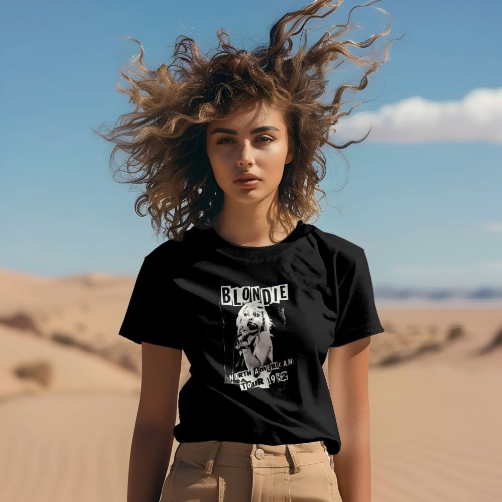 T-shirt Femme Blondie avec un design de Blondie 1982