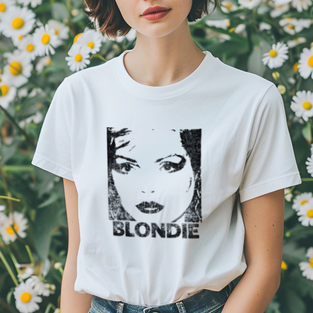 T-shirt femme Femmes avec un design de Blondie Visage noir