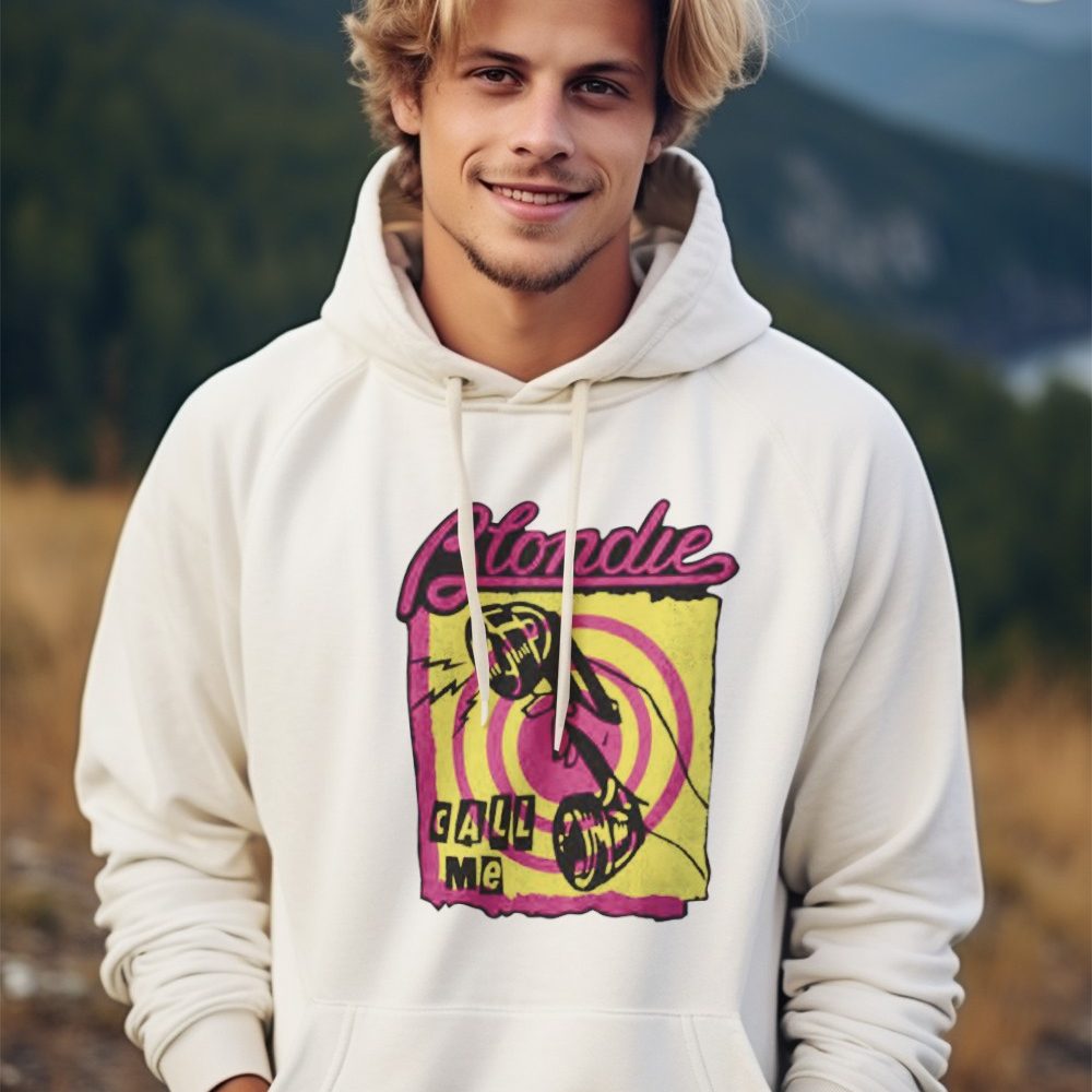 Sweat-shirt à capuche Homme Blondie avec un design de Blondie Call Me