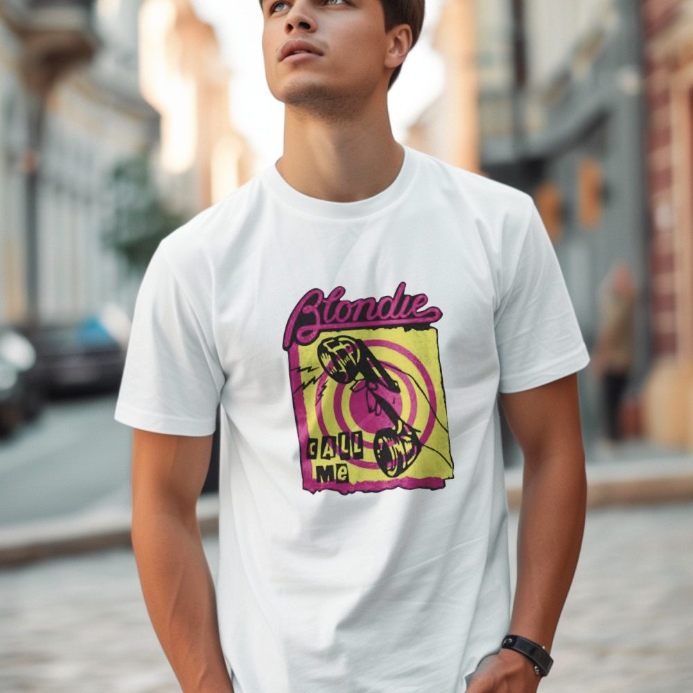 T-shirt Homme Blondie avec un design de Blondie Call Me