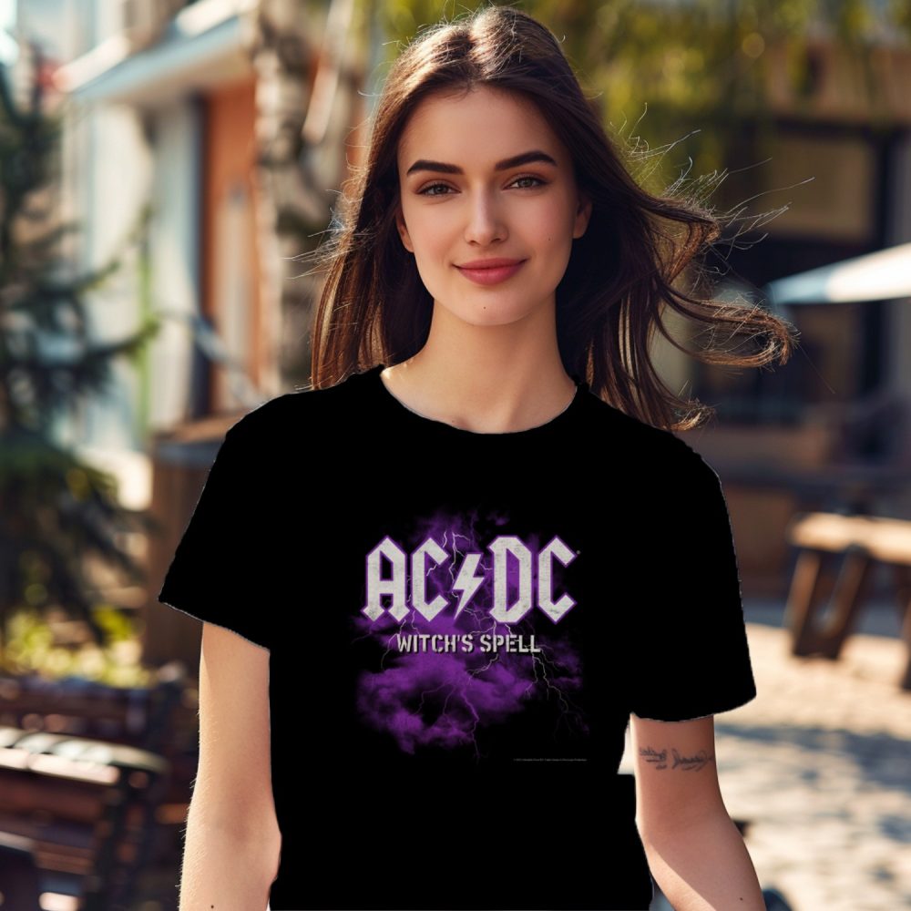 T-shirt Femme ACDC avec un design de ACDC Witch's Spell