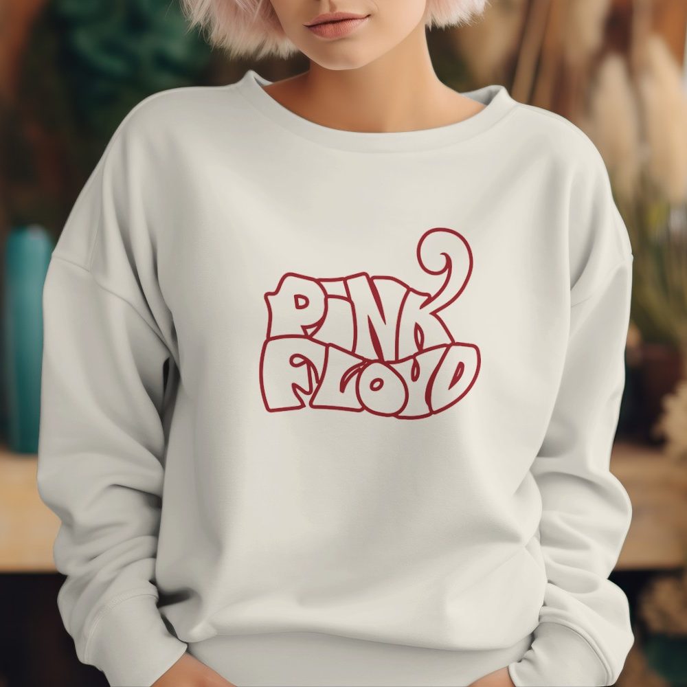 Sweat oversize coton bio Femme Pink Floyd avec un design de Pink Floyd
