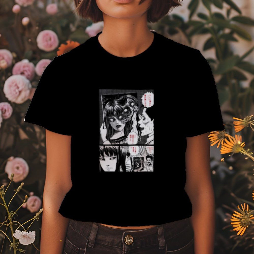T-shirt Femme Junji Ito Collection avec un design de Junji Ito Collection Portrait