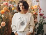 Sweat oversize coton bio Femme UCLA avec un design de UCLA Let There Be Light