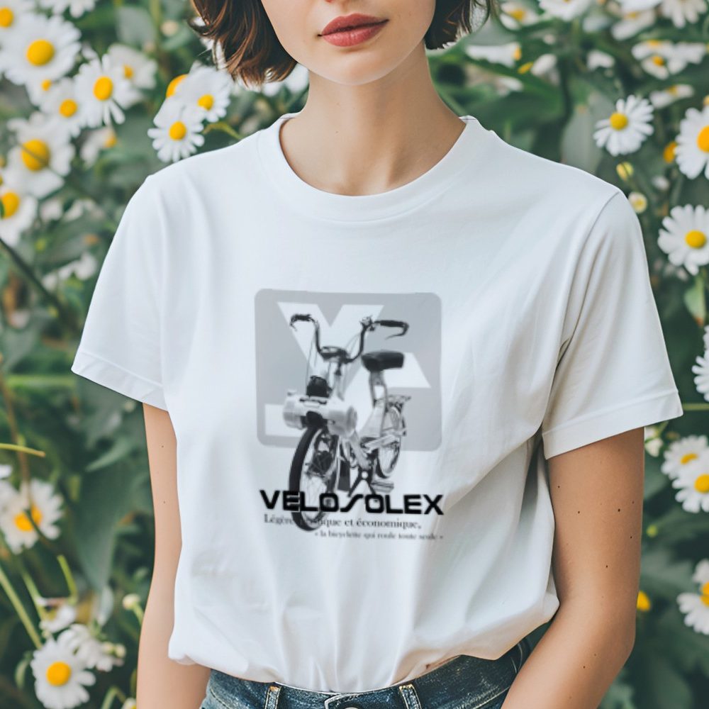 T-shirt Femme Solex avec un design de Solex Vélo