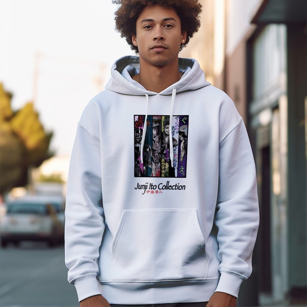 Sweat à capuche Homme Junji Ito Collection avec un design de Junji Ito Collection Square