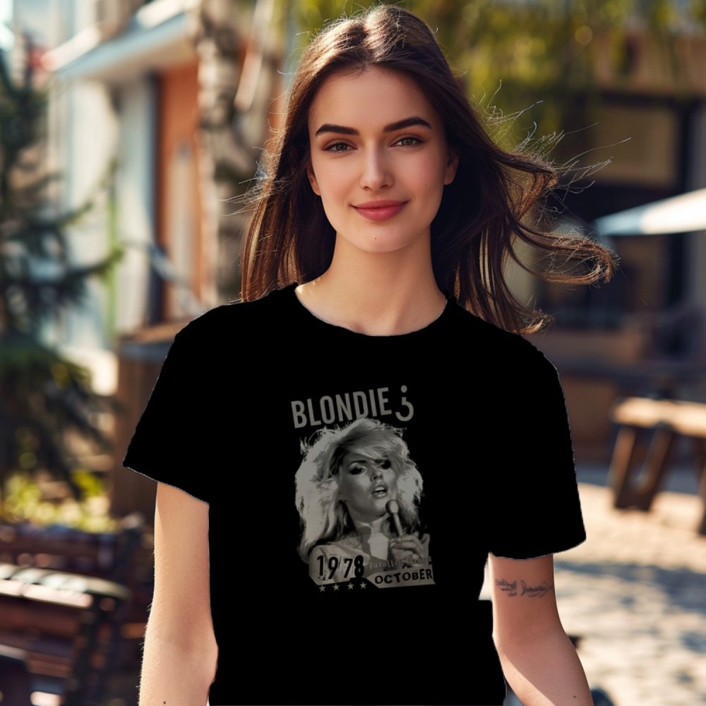 T-shirt femme Femmes avec un design de Blondie 1978