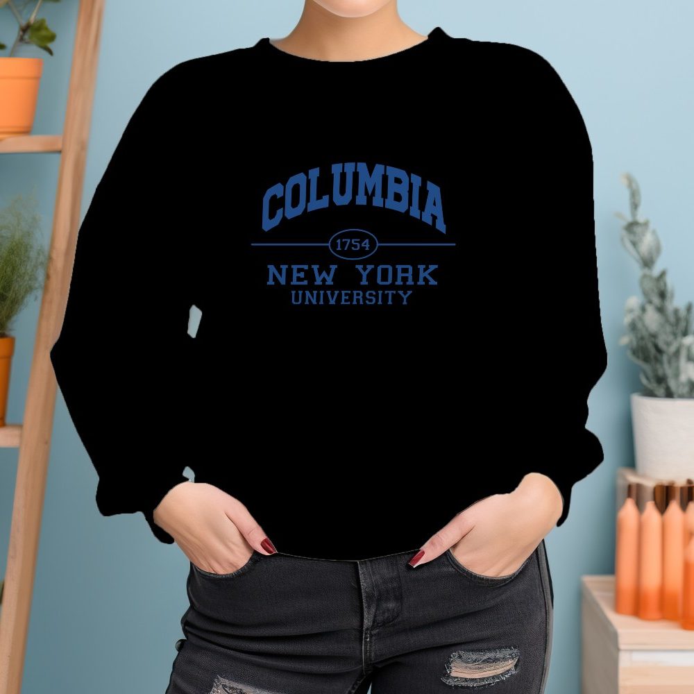 Sweat oversize coton bio Femme Columbia avec un design de Columbia 1754 bleu navy
