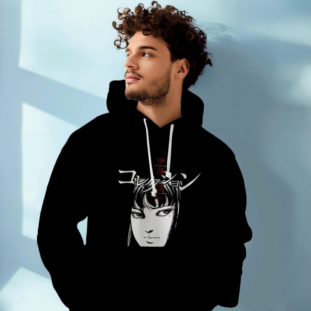 Sweat-shirt à capuche Homme Junji Ito Collection avec un design de Junji Ito Collection Face