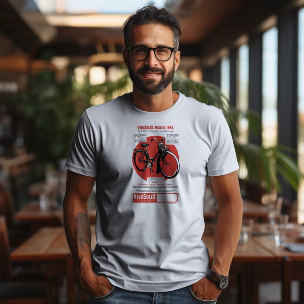 T-shirt Homme Solex avec un design de Solex Modèle 1954