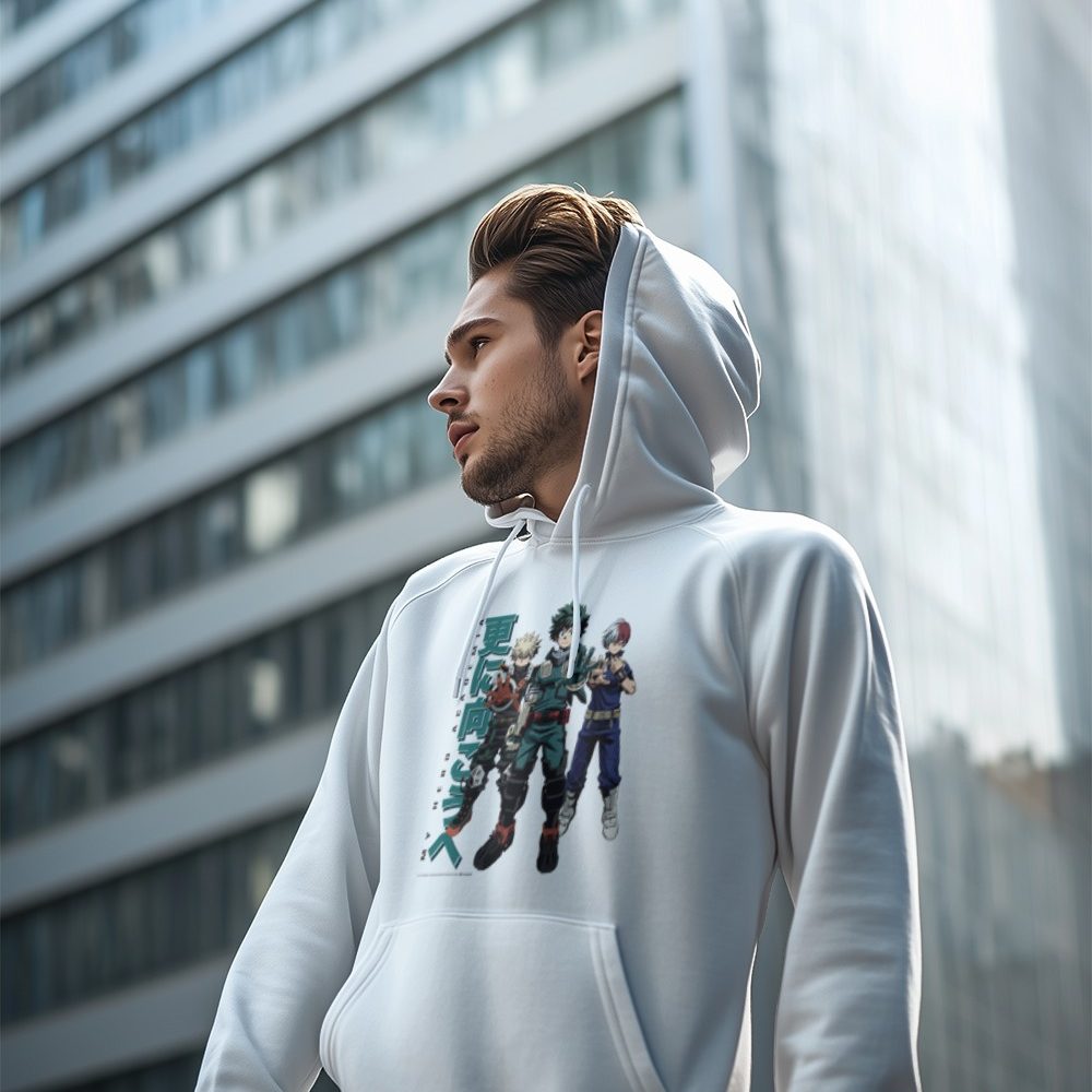 Sweat-shirt à capuche Homme My Hero Academia avec un design de My Hero Academia Boys