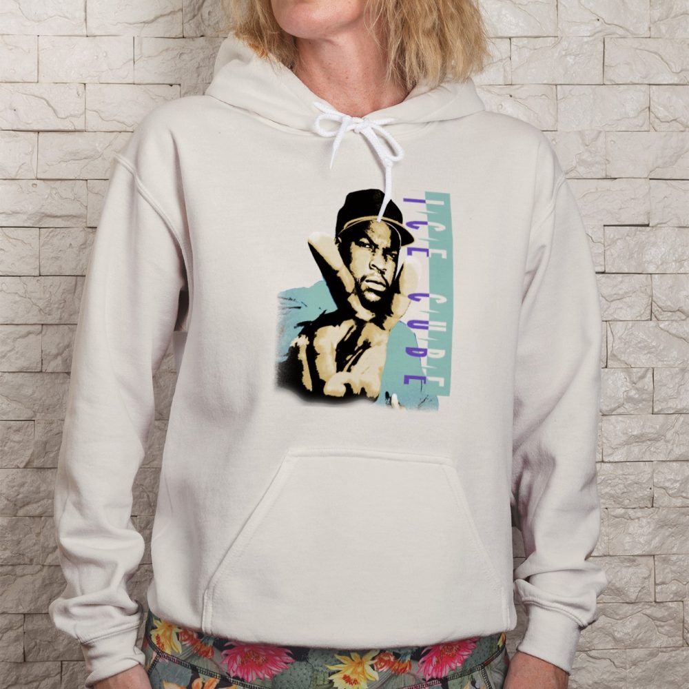 Sweat-shirt à capuche femme Ice Cube avec un design de Ice Cube Peace color