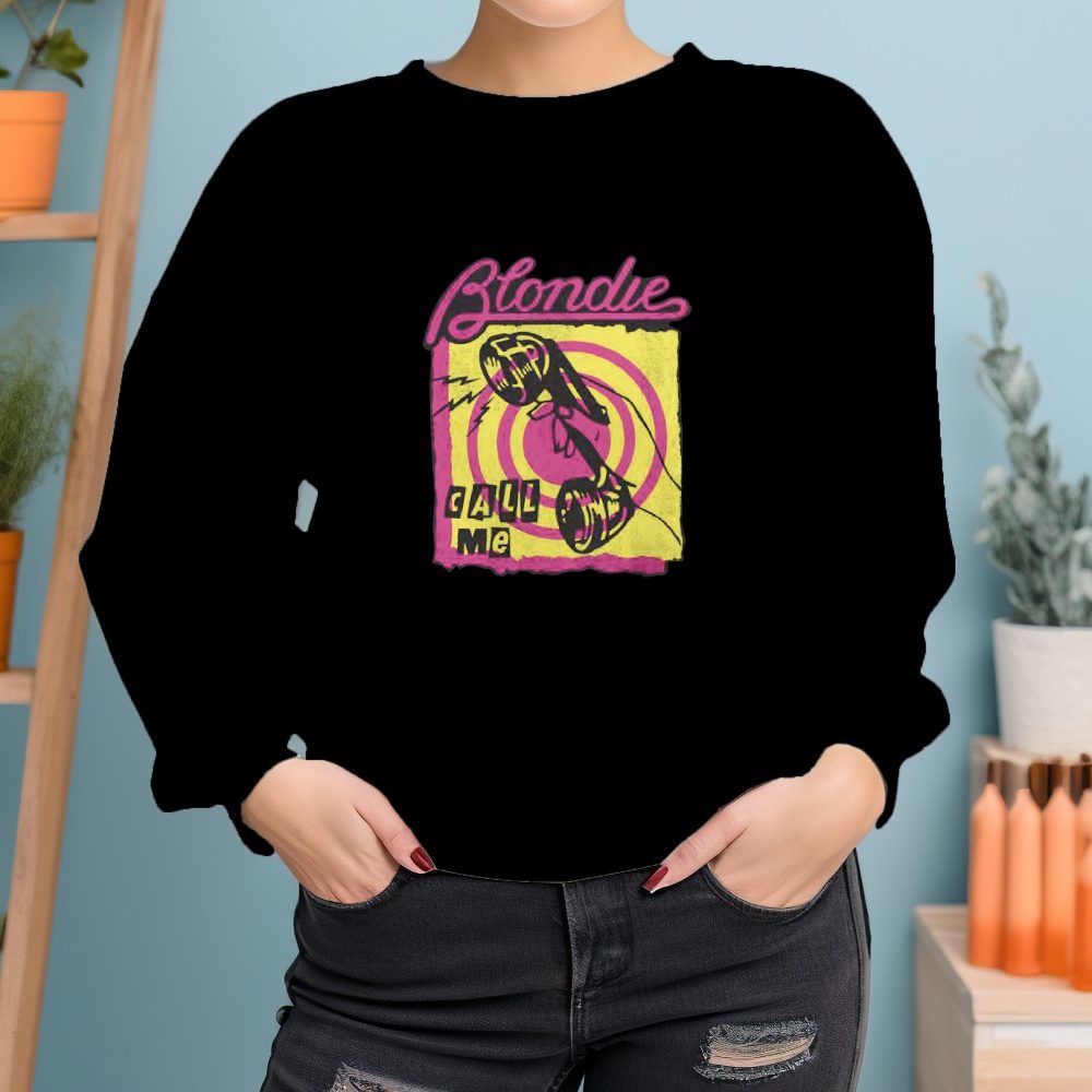 Sweat oversize coton bio Femme Blondie avec un design de Blondie Call Me