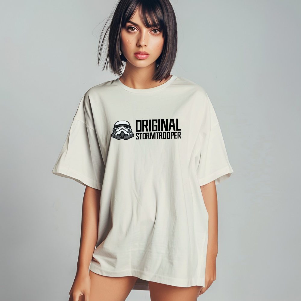 T-shirt bio oversize Femme Original Stormtrooper avec un design de Original Stormtrooper Logo