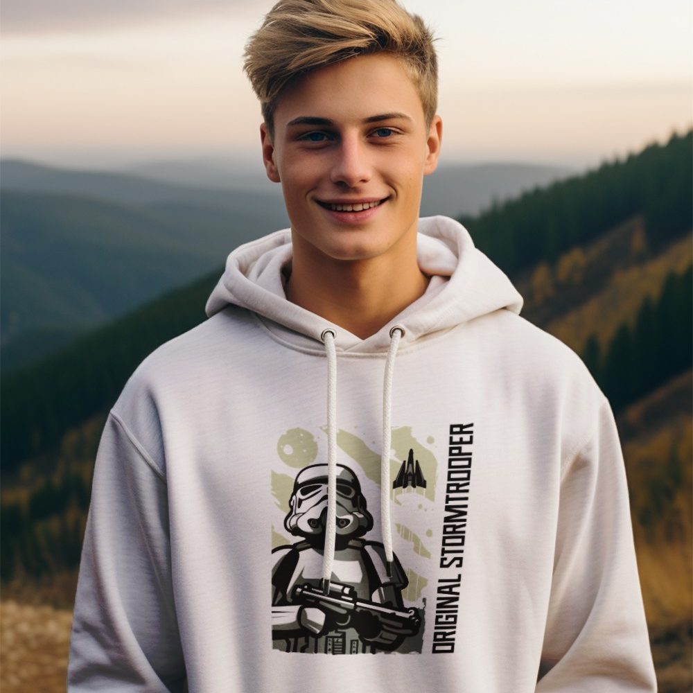 Sweat-shirt à capuche Homme Original Stormtrooper avec un design de Original Stormtrooper Décollage