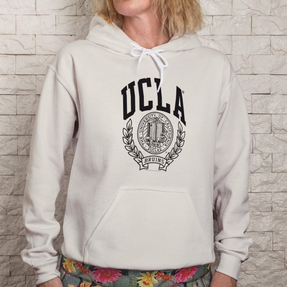 Sweat-shirt à capuche Femme UCLA avec un design de UCLA Écusson noir