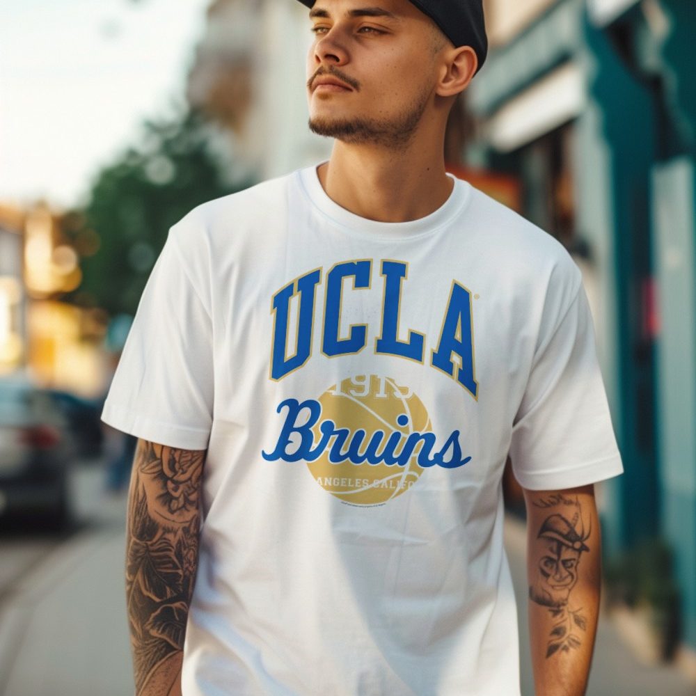 T-shirt Homme UCLA avec un design de UCLA Basket