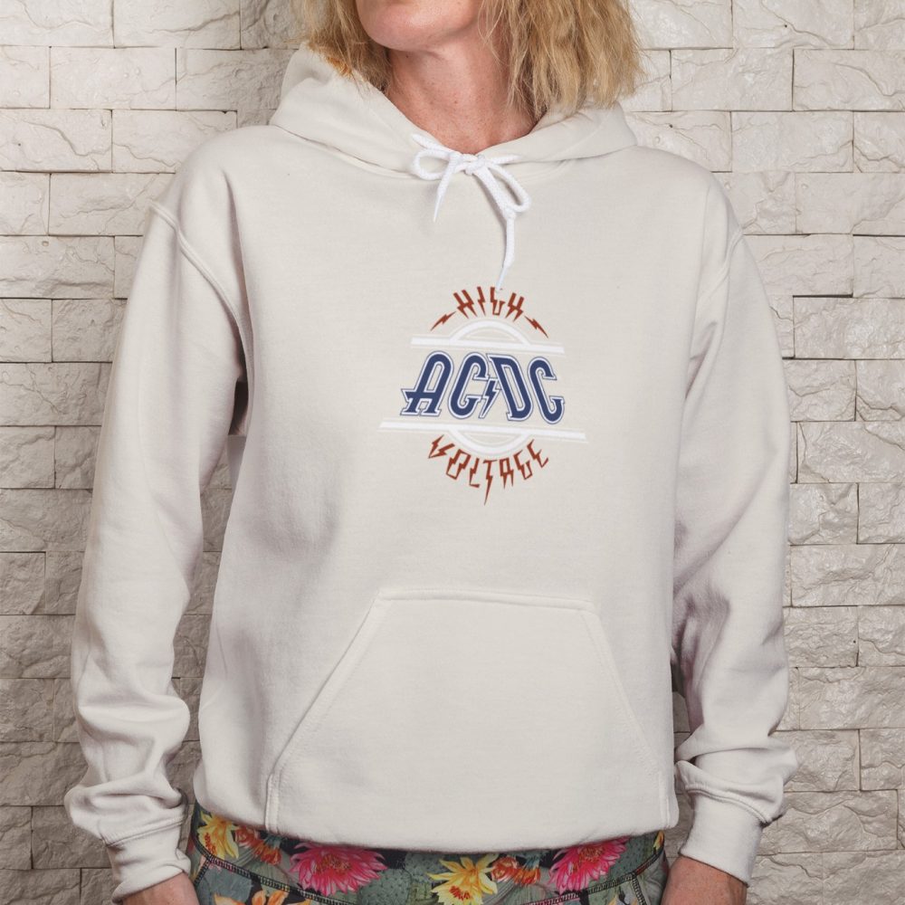 Sweat-shirt à capuche Femme ACDC avec un design de ACDC High Voltage