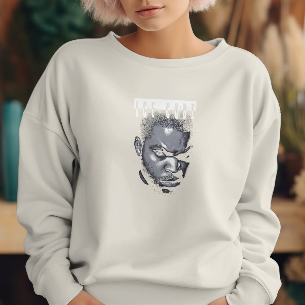 Sweat oversize coton bio Femme Ice Cube avec un design de Ice Cube BlueFace