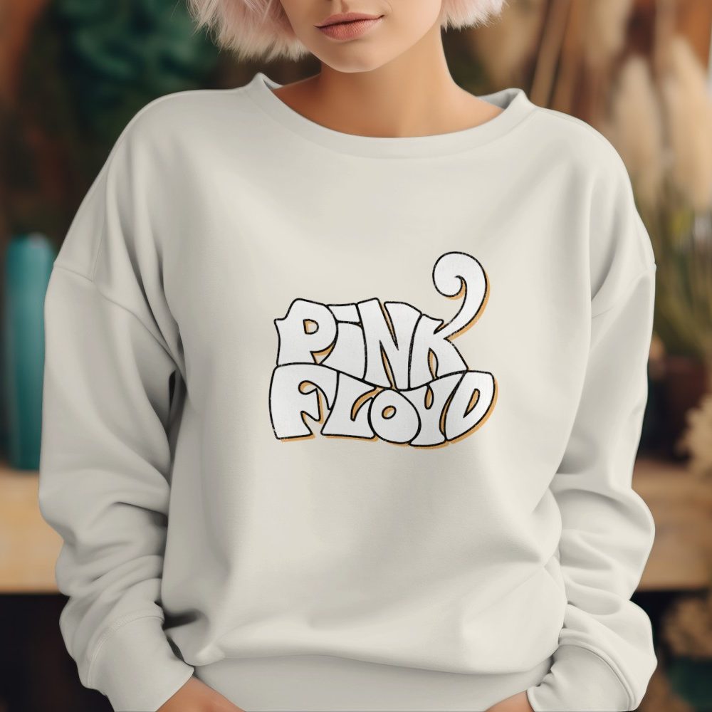 Sweat oversize coton bio Femme Pink Floyd avec un design de Pink Floyd