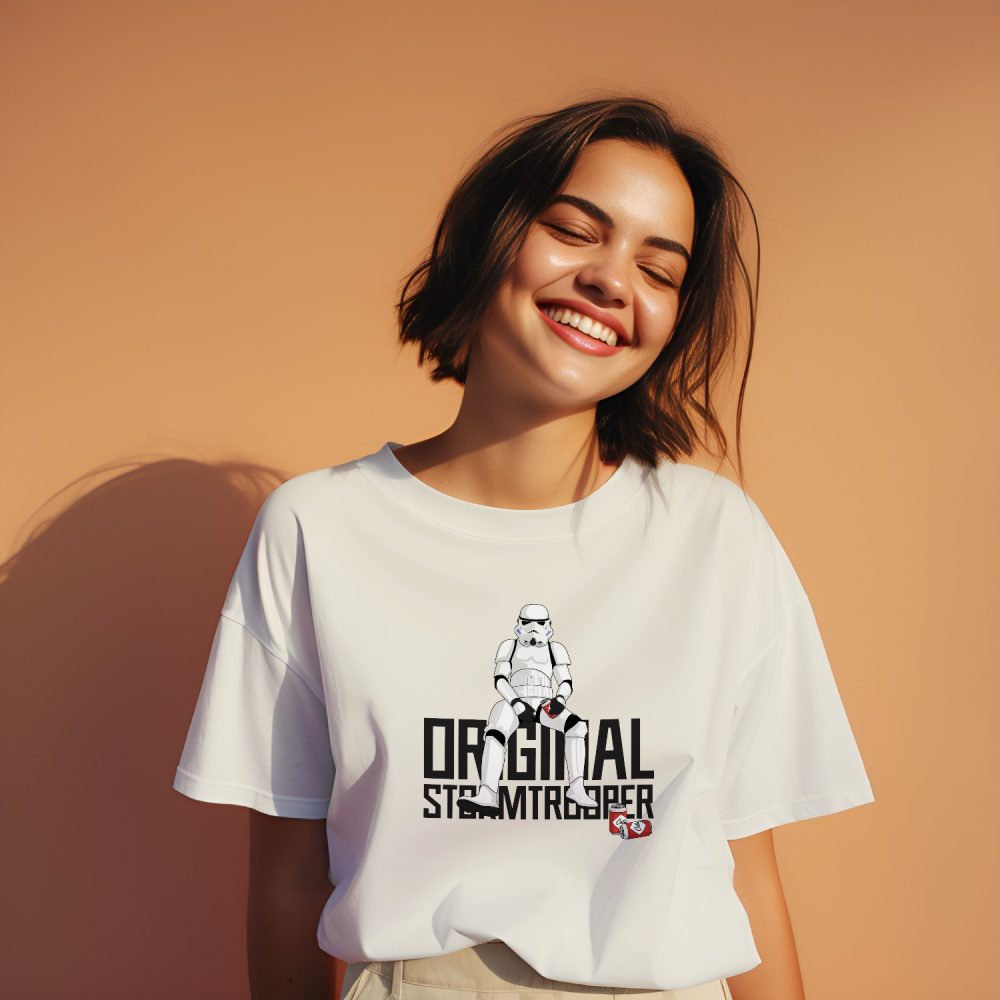 T-shirt bio oversize Femme Original Stormtrooper avec un design de Original Stormtrooper Drinks