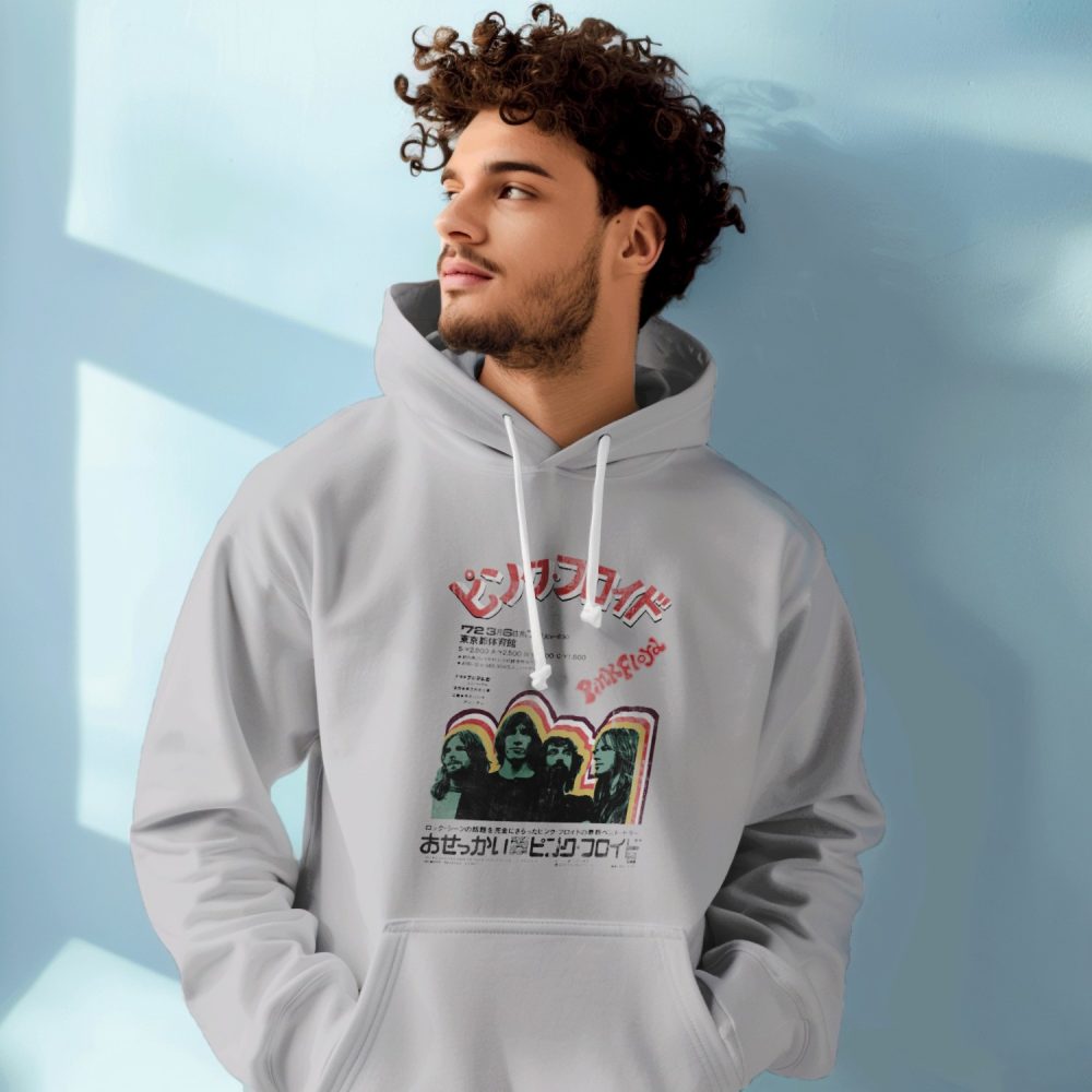 Sweat-shirt à capuche Homme Pink Floyd avec un design de Pink Floyd Japon vert