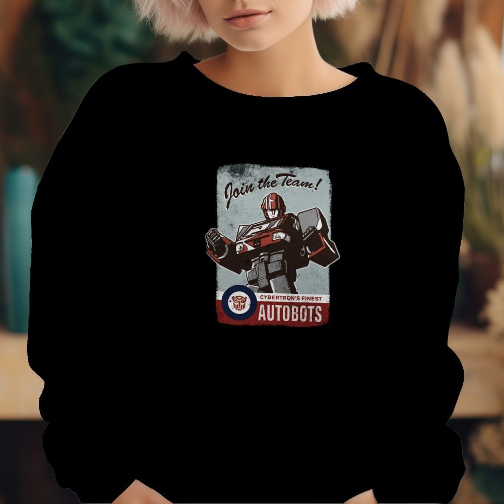 Sweat oversize coton bio Femme Transformers avec un design de Transformers Join The Team