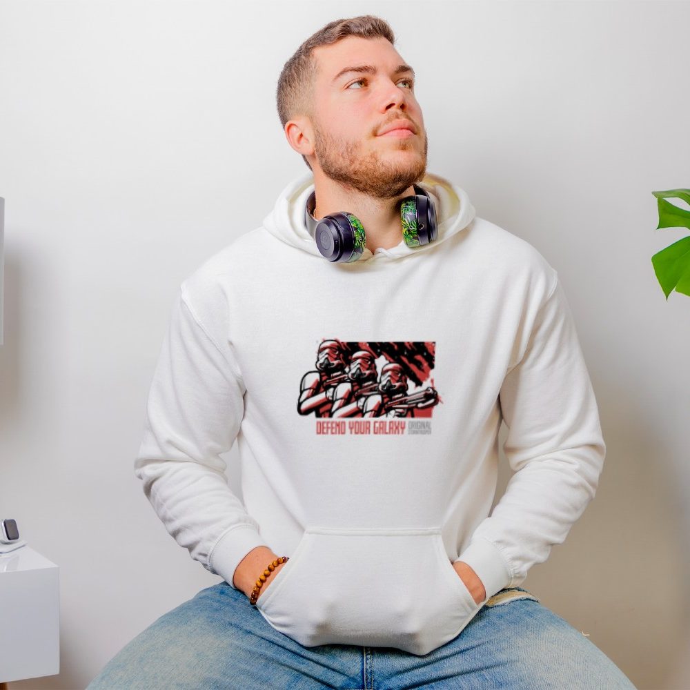 Sweat-shirt à capuche Homme Original Stormtrooper avec un design de Original Stormtrooper Defend Your Galaxy