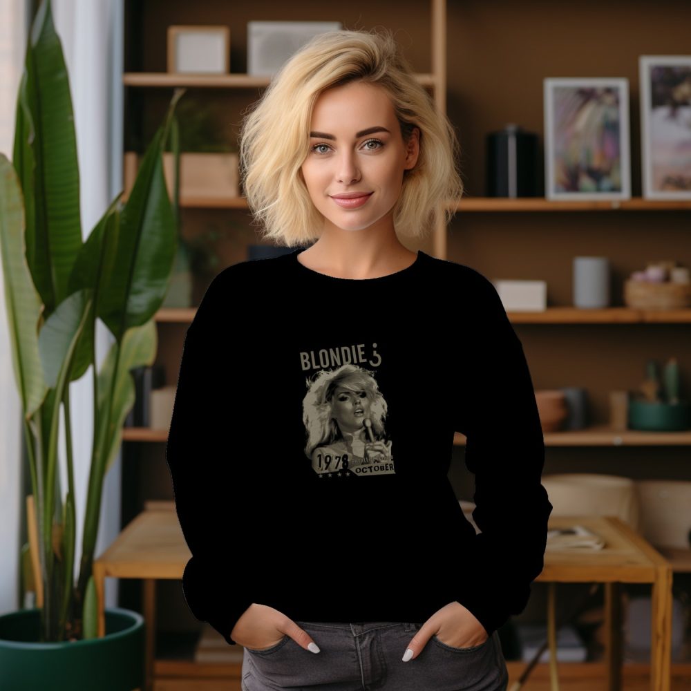 Sweat oversize coton bio Femme Blondie avec un design de Blondie 1978