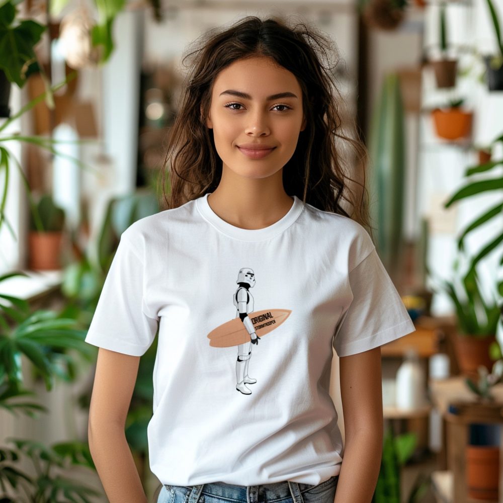 T-shirt Femme Original Stormtrooper avec un design de Original Stormtrooper Surf