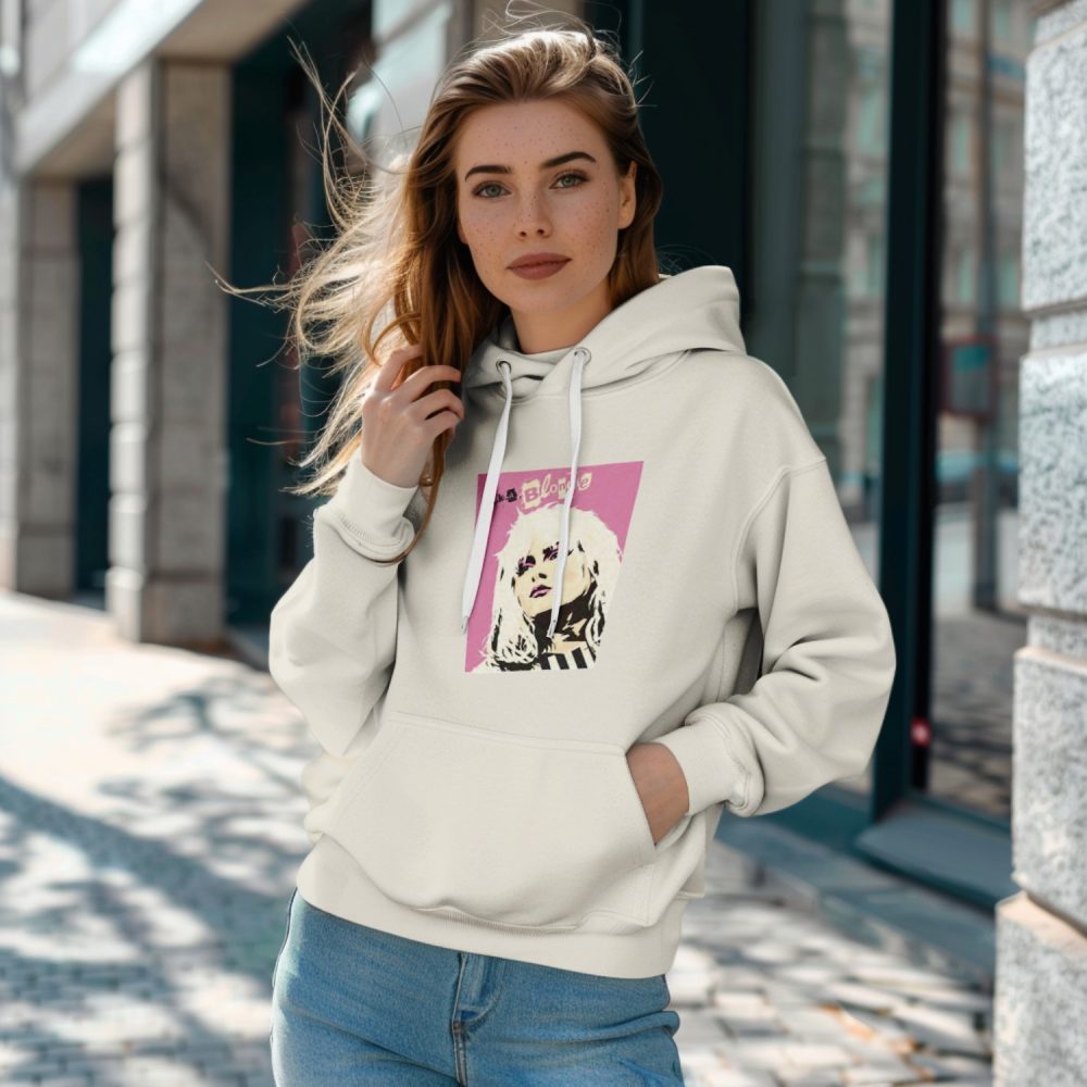 Sweat-shirt à capuche femme Femmes avec un design de Blondie Aka pink